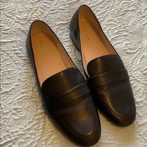 Cole Haan black leather loafers